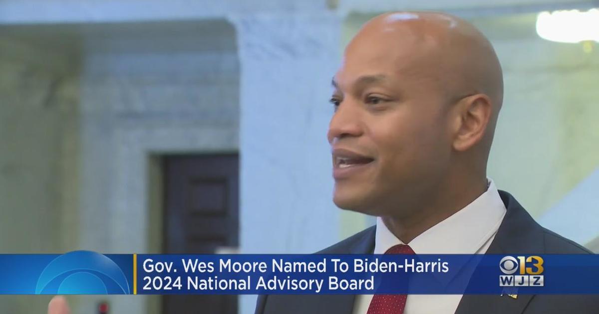 Gov. Wes Moore named to BidenHarris 2024 National Advisory Board CBS