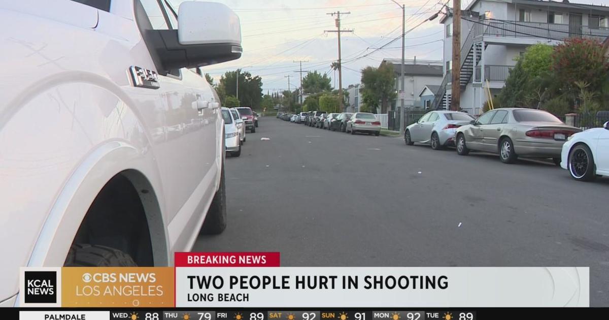 Two People Hurt In Long Beach Shooting - CBS Los Angeles