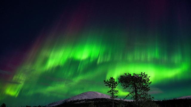 TOPSHOT-FINLAND-ARCTIC-NORTHERN LIGHTS 