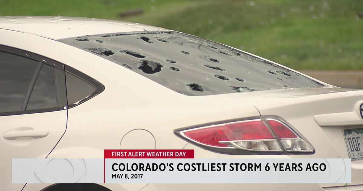 Colorado's costliest hail storm cost billions on May 8, 2017 - CBS Colorado