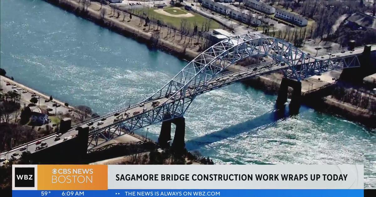 Construction on Sagamore Bridge ends ahead of schedule