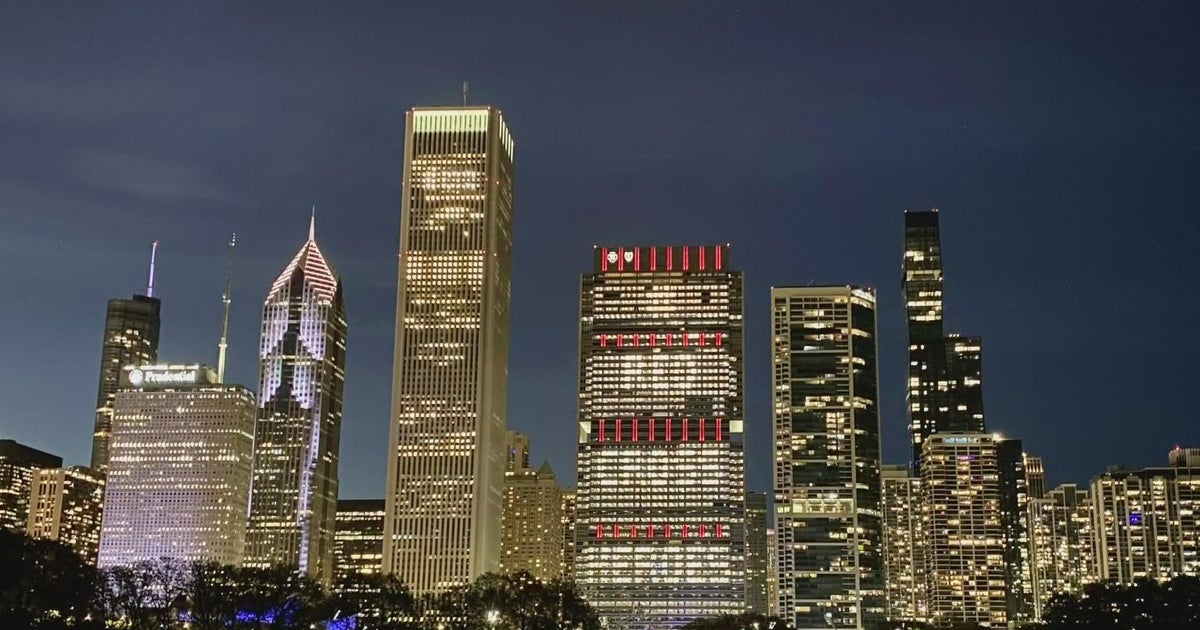 Blue Cross Blue Shield Building lit up to support Class of 2023 Red ...