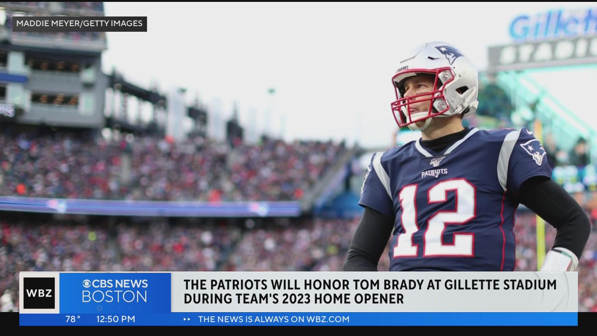 Patriots to honor Tom Brady at 2023 home opener