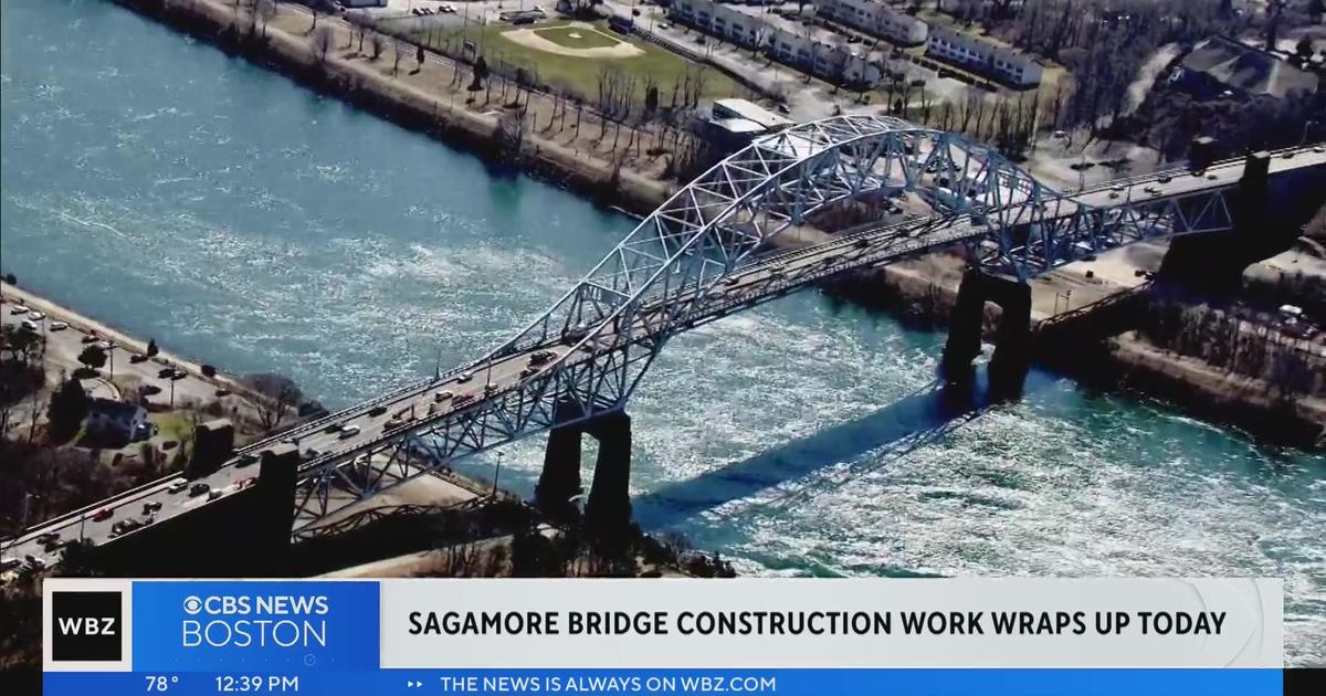 Sagamore Bridge construction finished 2 weeks ahead of schedule CBS