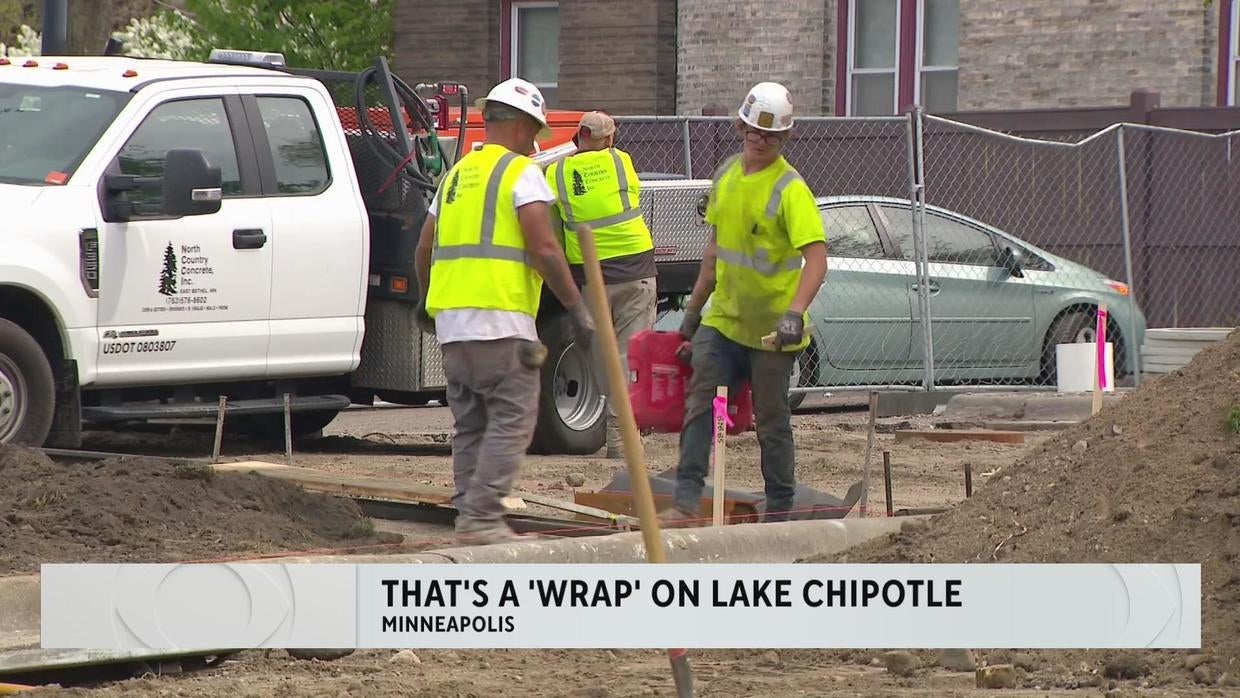 Land of 9,999 lakes? Lake Chipotle is no longer, with crews working to