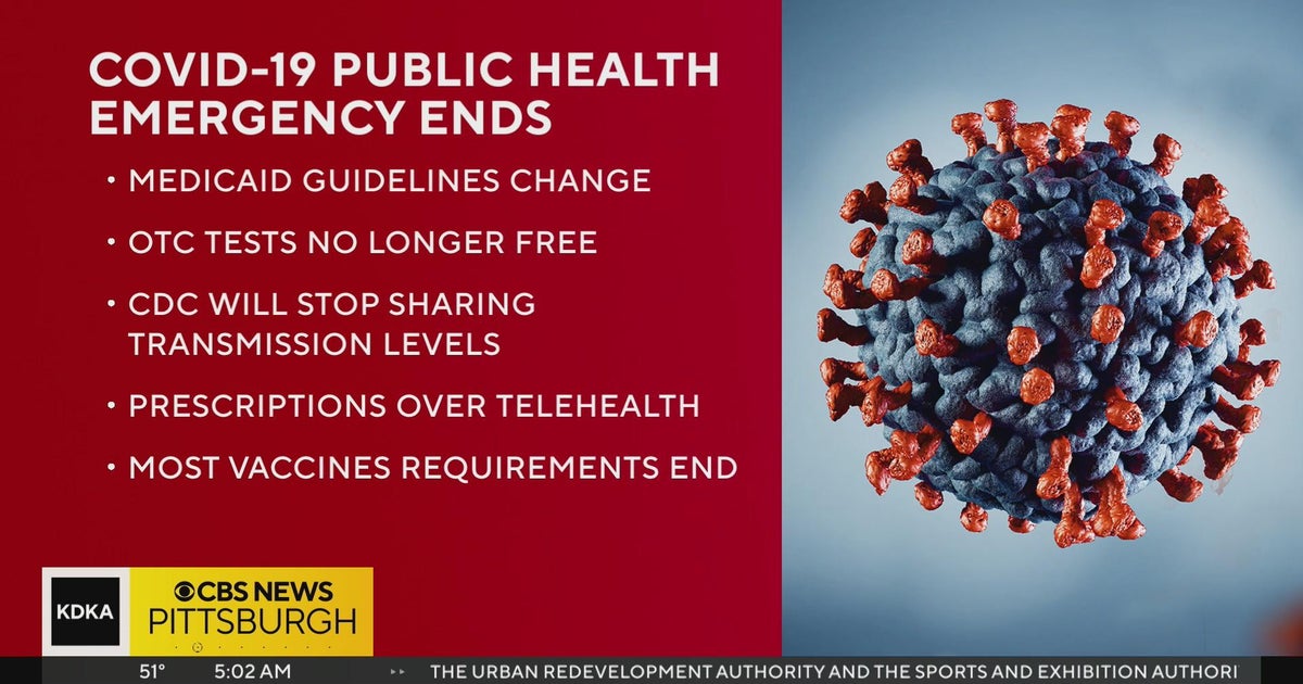 Federal COVID-19 public health emergency comes to an end - CBS Pittsburgh