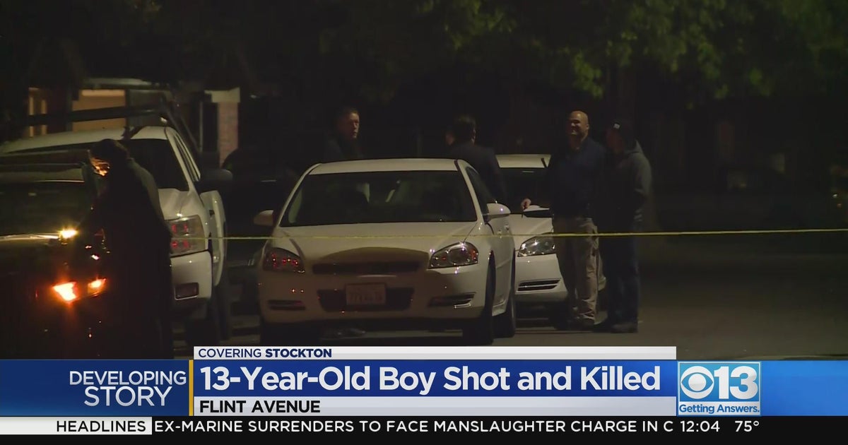 Shooting in Stockton kills 13-year-old boy
