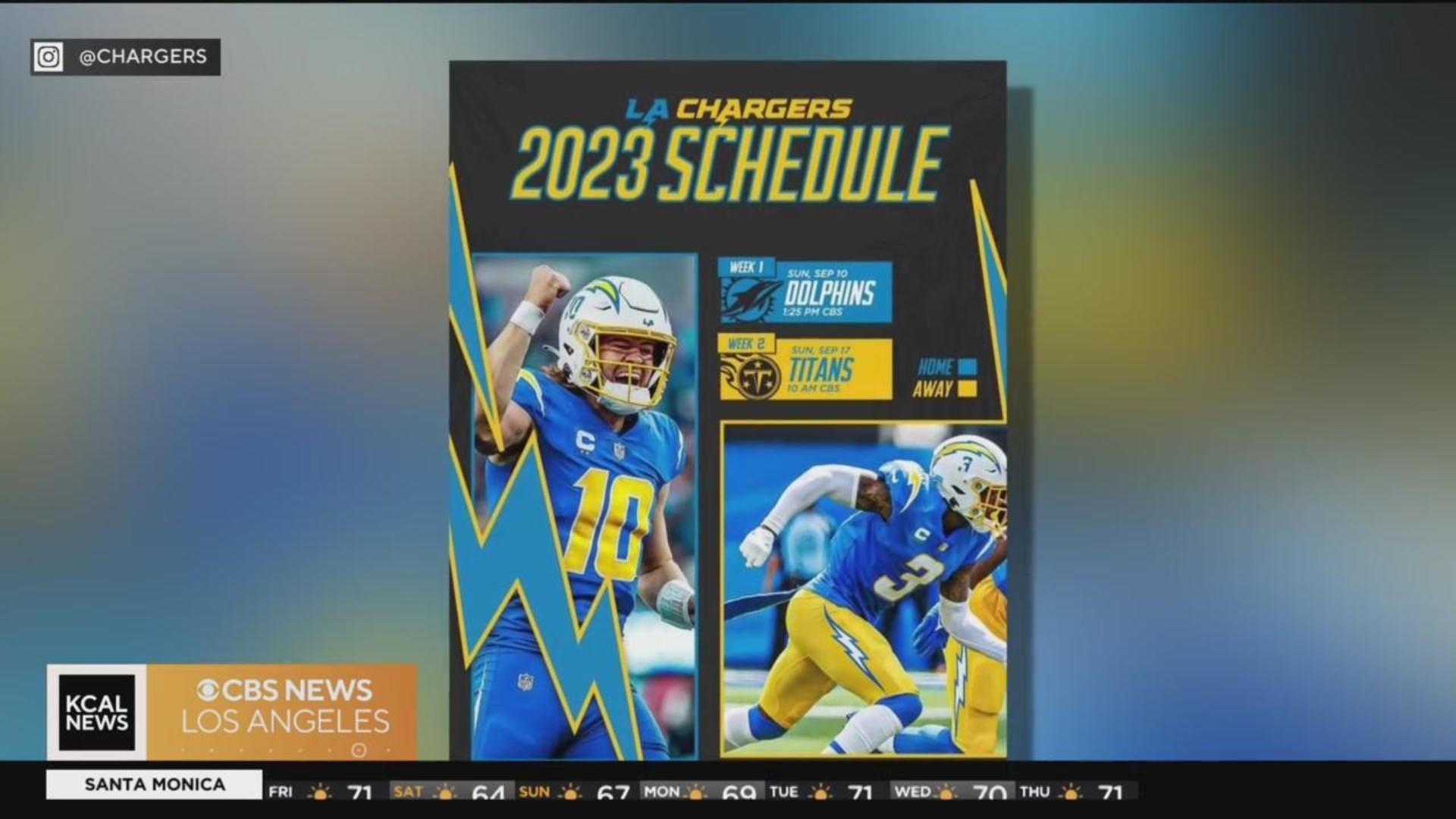 Uniform Schedule is out! : r/Chargers