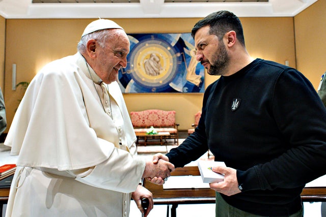 Pope Francis Meets Ukrainian President Volodymyr Zelenskyy 