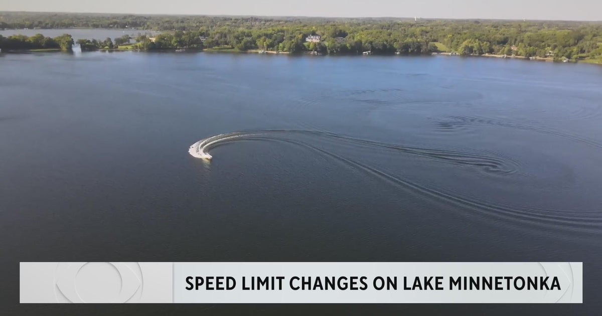 Speed limit changes announced on Lake CBS Minnesota