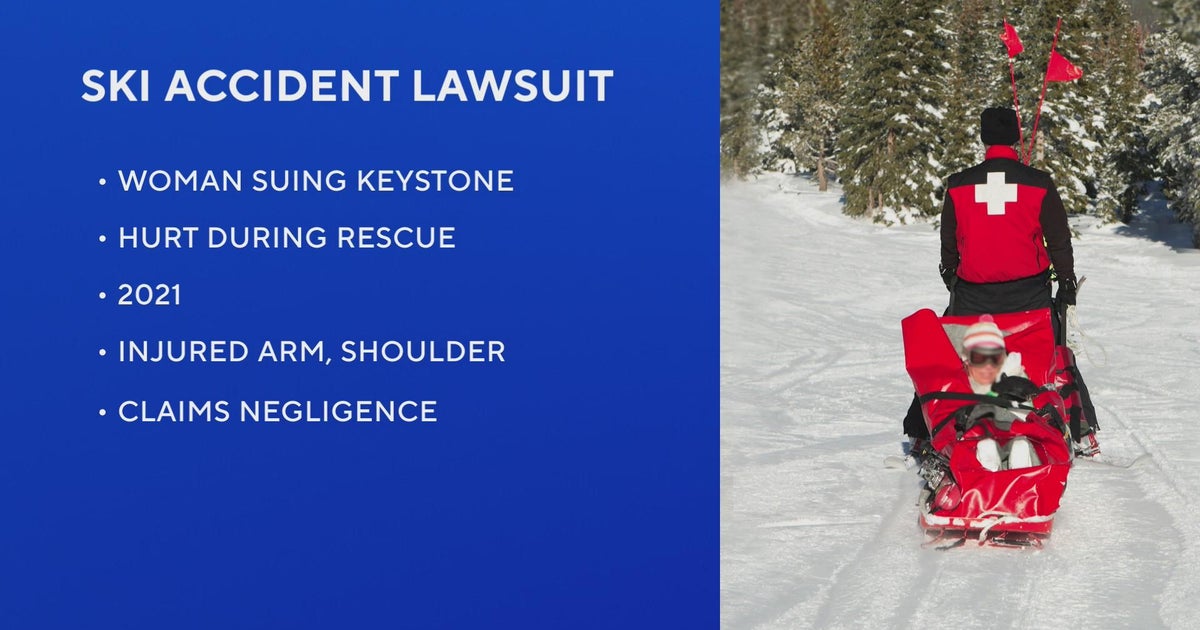 Woman sues Keystone, ski patrol for accident during rescue - CBS Colorado