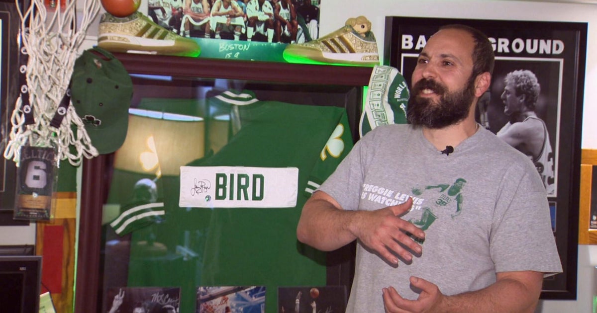 Celtics superfan turns basement into place to be on game day