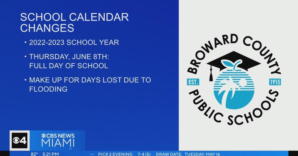 Broward County Public School calendar change Last day of school will