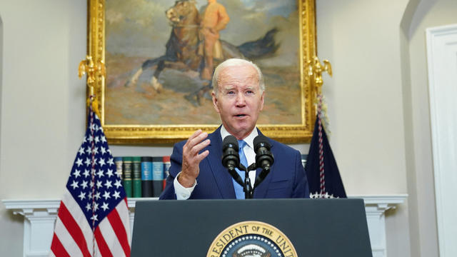 U.S. President Biden delivers remarks on debt ceing talks and "preventing a first-ever government default" at the White House in Washington 