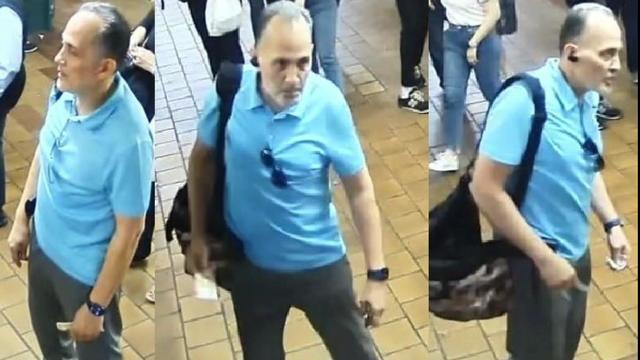 A man accused in a subway slashing in Harlem 