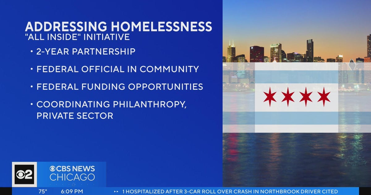 Chicago, federal government to join up to address homelessness - CBS ...
