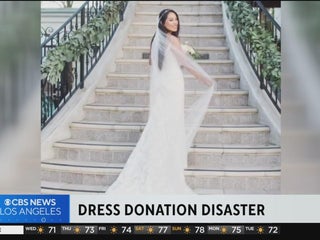 OC woman desperately searching for wedding dress that was accidentally  donated to Goodwill - CBS Los Angeles