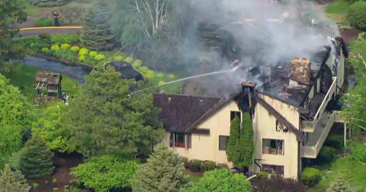 Fire rips through house in Barrington Hills CBS Chicago