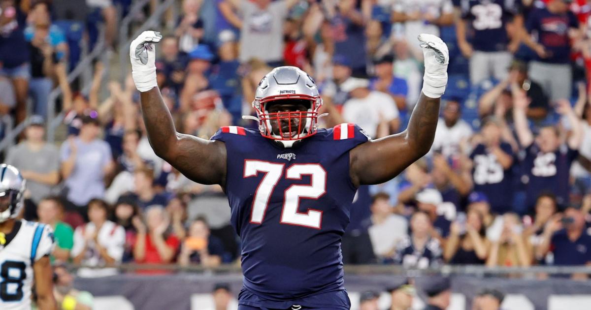 Patriots draft OT Yodny Cajuste in third round