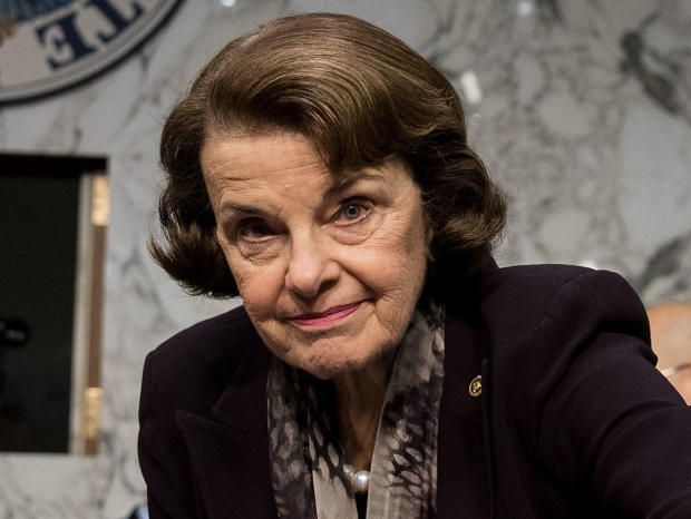 Sen. Dianne Feinstein, a Democrat from California, arrives for a Judiciary Committee hearing on Capitol Hill, December 6, 2017, in Washington. 