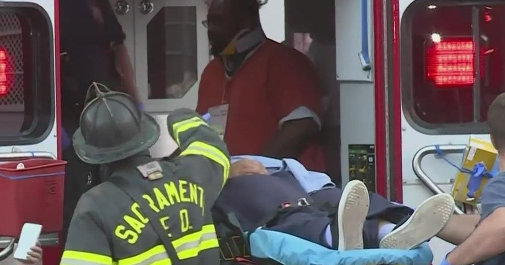 At least 19 injured in a crash involving a prisoner transport bus in downtown Sacramento