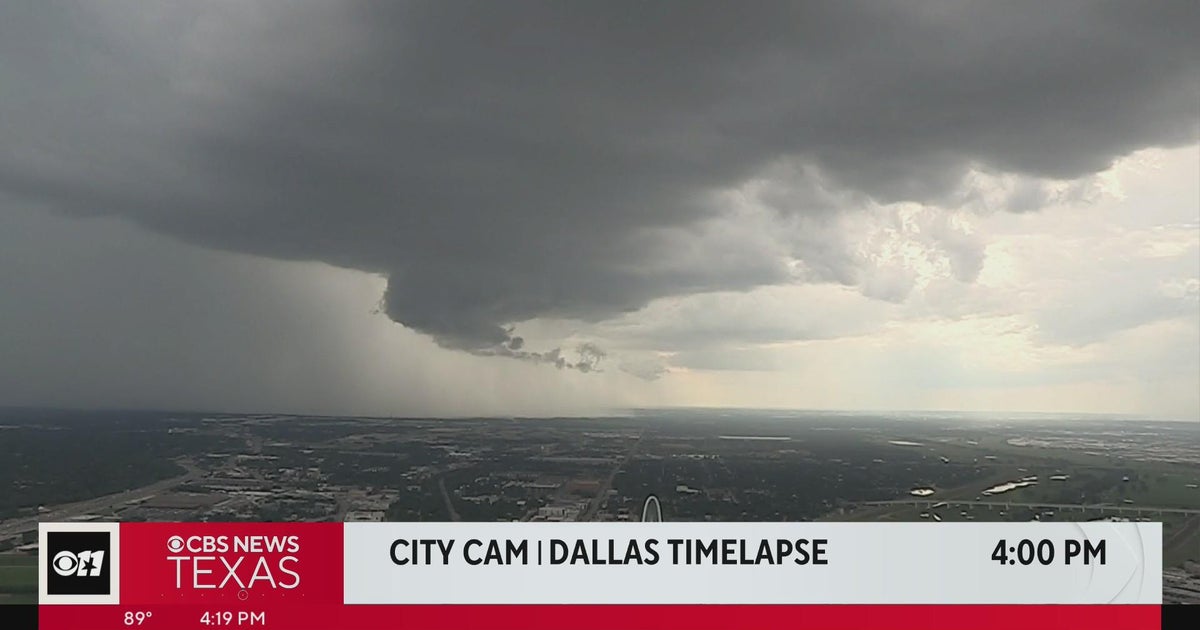 Severe storms move through North Texas - CBS Texas