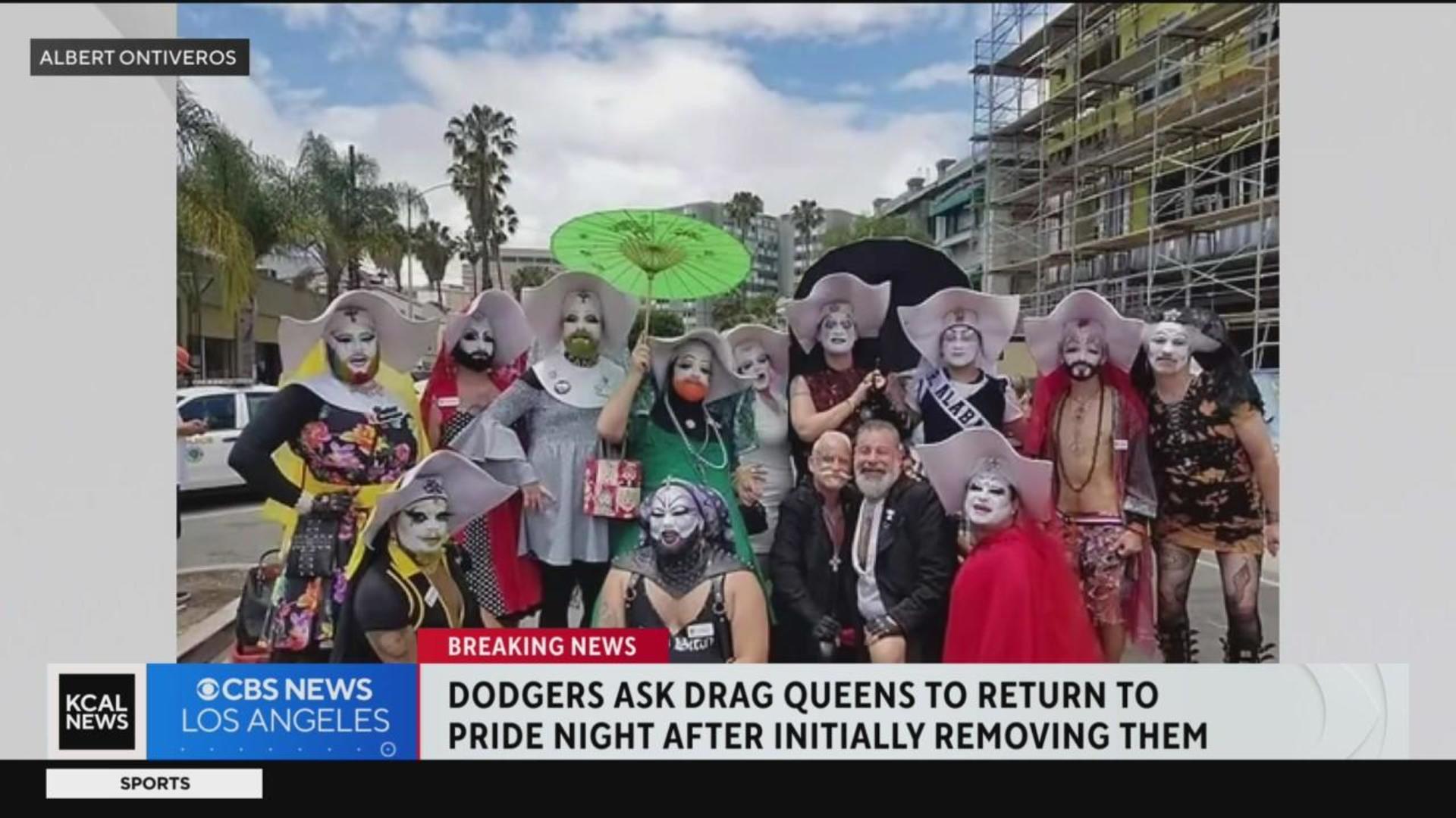 Dodgers reinvite drag queens to Pride Night - CBS Los Angeles