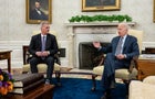 President Biden Meets With Speaker McCarthy As Debt Ceiling Negotiations Continue 