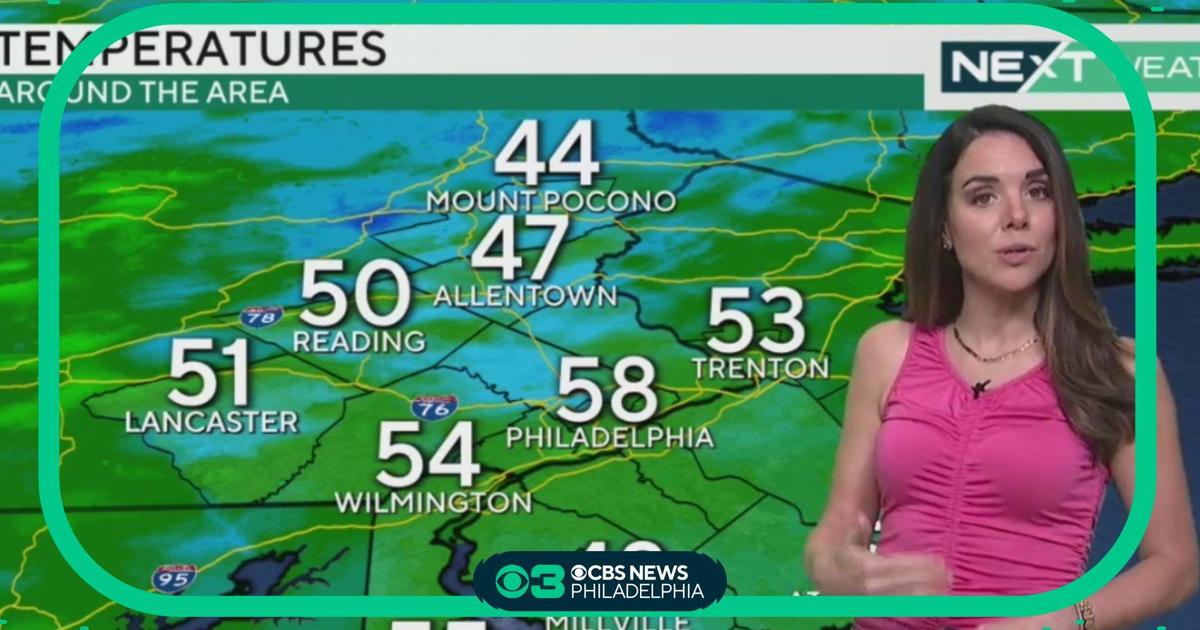 NEXT Weather: Sunny start to the work week - CBS Philadelphia