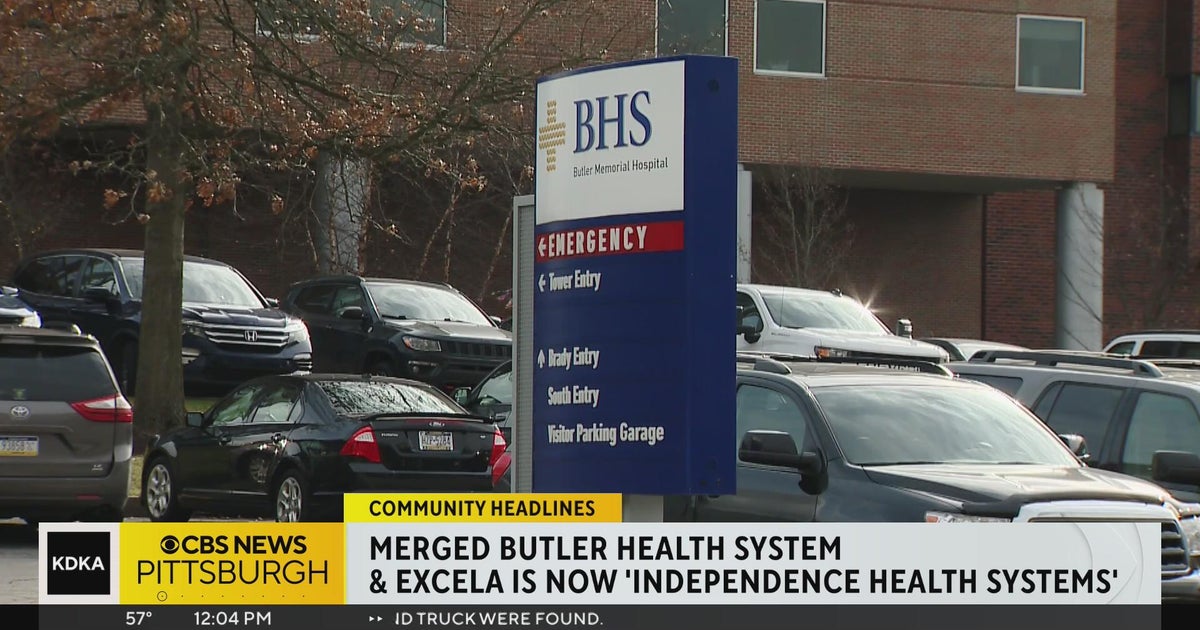 Excela, Butler Health System announce new name CBS Pittsburgh
