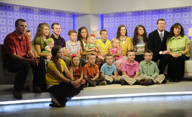 Members of the Duggar family appear on the "Today" show in 2011 