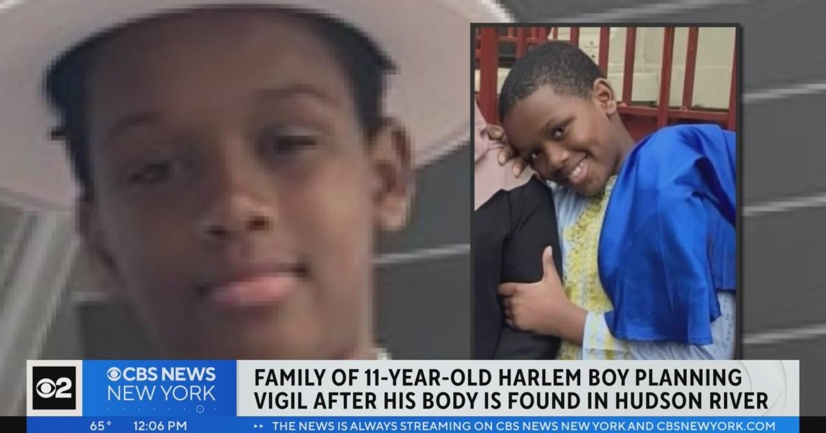 Vigil planned for boy found in Hudson River CBS New York