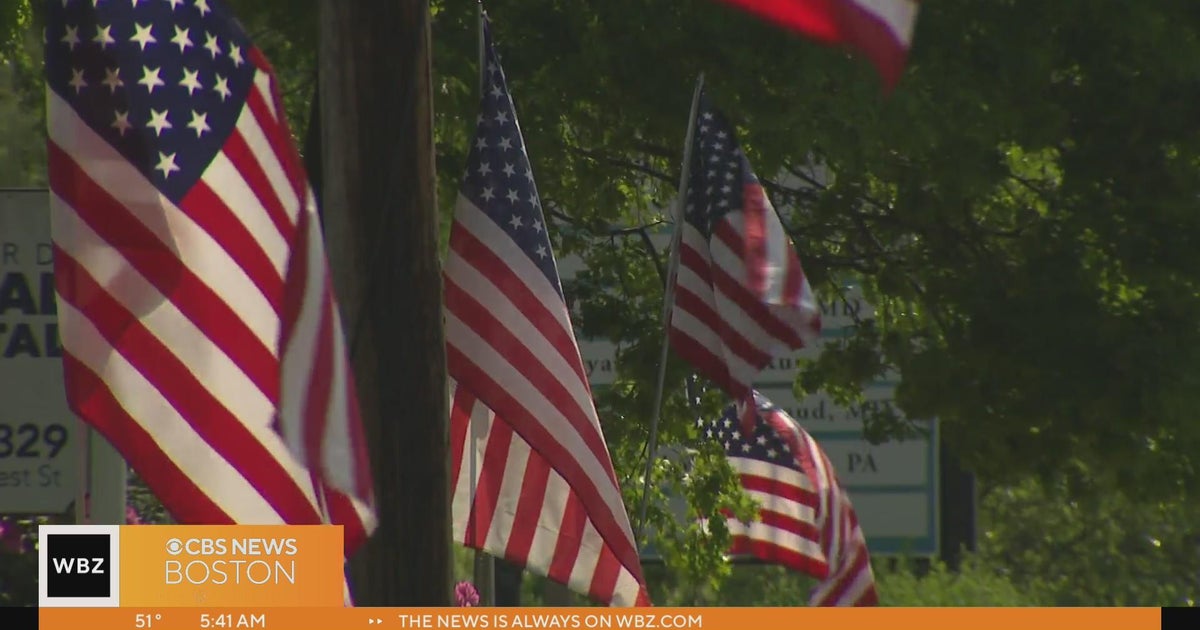 Hundreds of US flags going up in 3 towns to raise money for Salvation ...