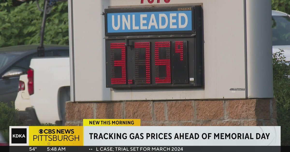 Monitoring gas prices ahead of the Memorial Day weekend - CBS Pittsburgh