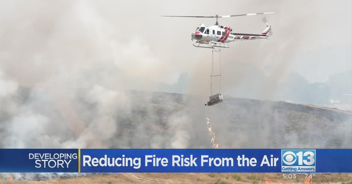 Cal Fire aims to reduce wildfire risk from the air CBS Sacramento