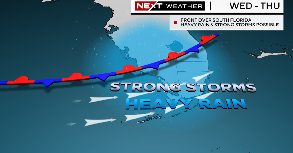 Miami Weather: Wet Wednesday ahead, storms develop in afternoon and evening