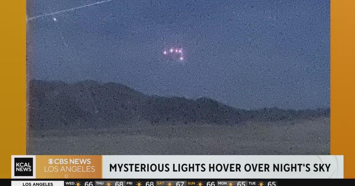 Possible UFO sighting over U.S. military base