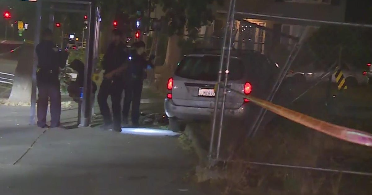 Vehicle hits fence, then pedestrian in midtown Sacramento