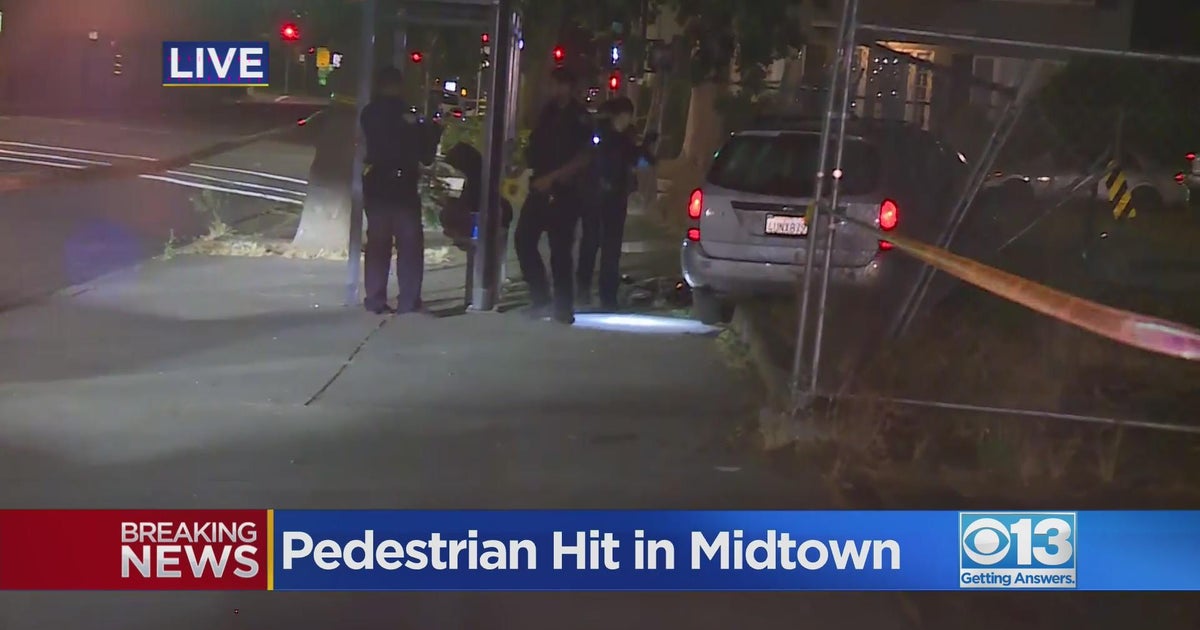 Pedestrian hit by vehicle in midtown Sacramento