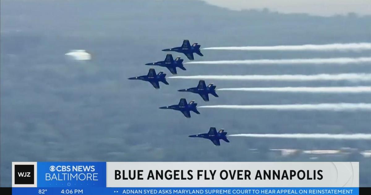 Blue Angels take flight over Severn River in Annapolis CBS Baltimore