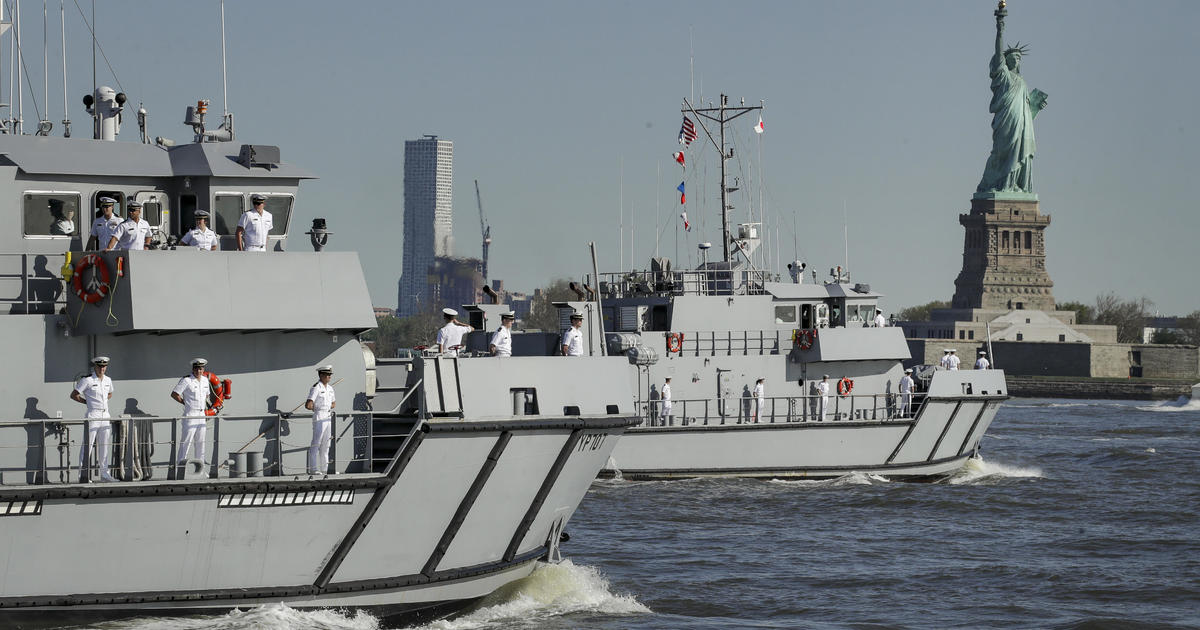 Fleet Week 2023 Parade of Ships rolls into New York Harbor