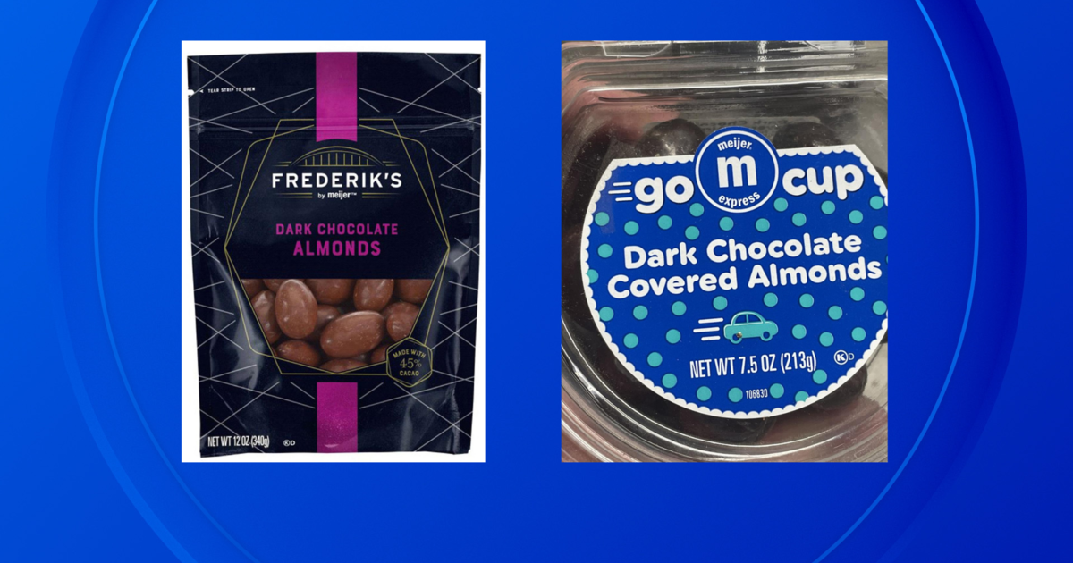 Meijer recalls pair of dark chocolate covered almond products