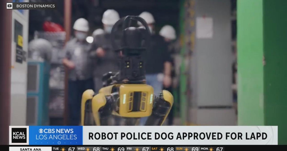 LA City Council approves robot police dog for LAPD - CBS Los Angeles