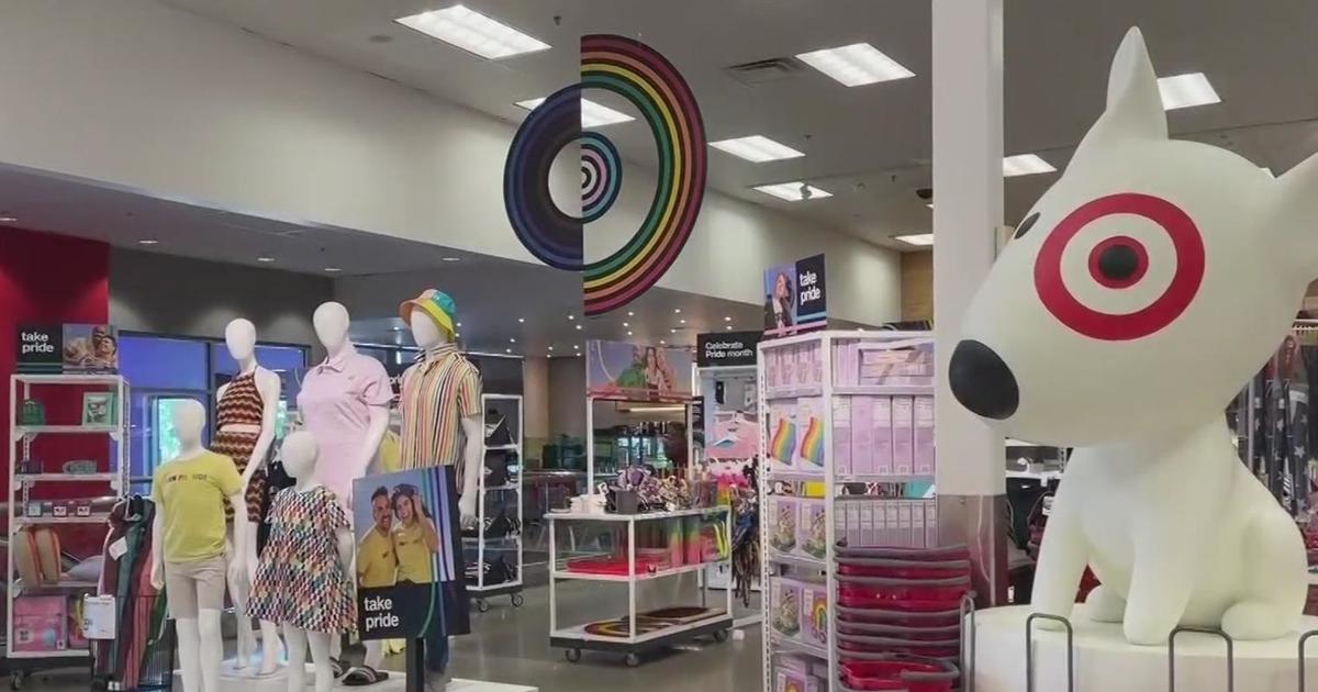 Pride themed merchandise is displayed in a Target store on May 24, 2023 in  Albuquerque, New