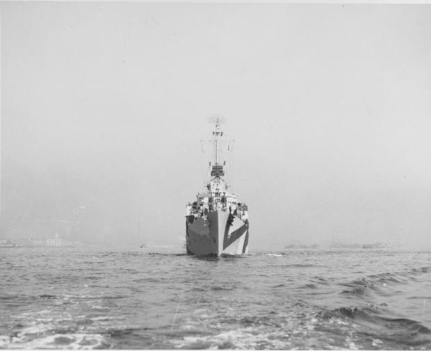 U.S. warship sunk by 
