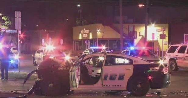 Dallas officer hospitalized after crash with intoxicated driver, police ...