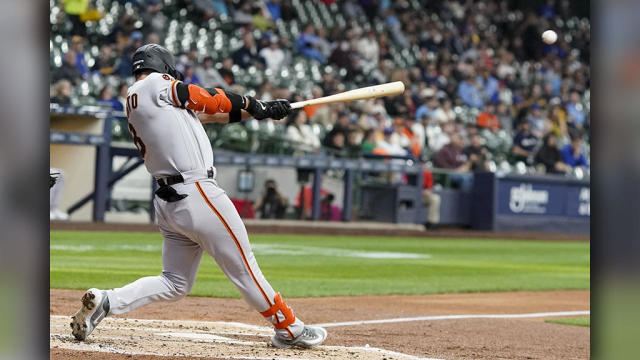 Mitch Haniger, Logan Webb pace Giants past Brewers 3-1