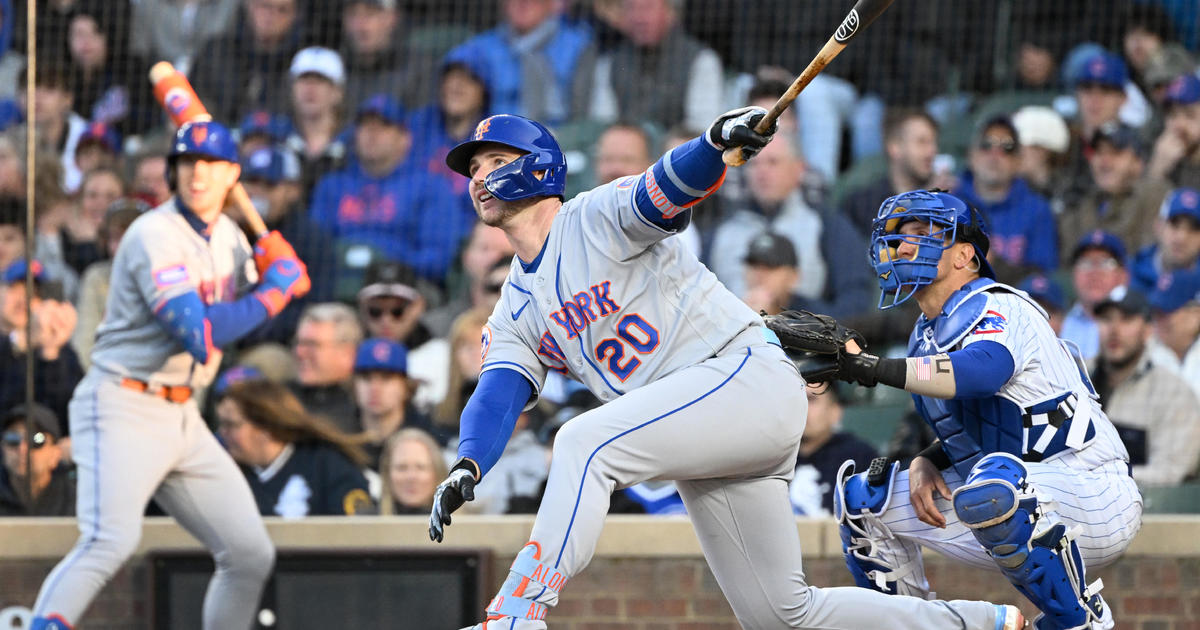 Pete Alonso hits MLB-leading 19th home run, Mets club Cubs - CBS New York