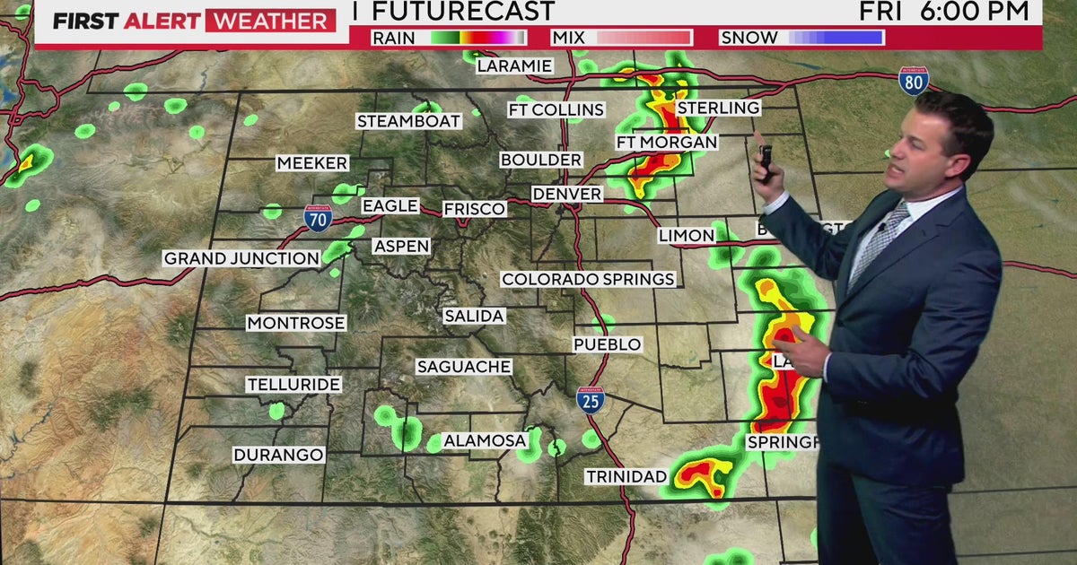 Strong and severe thunderstorms possible Friday afternoon - CBS Colorado
