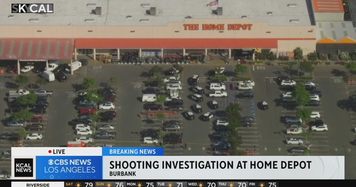 Police investigating reports of shooting at Home Depot in Burbank CBS